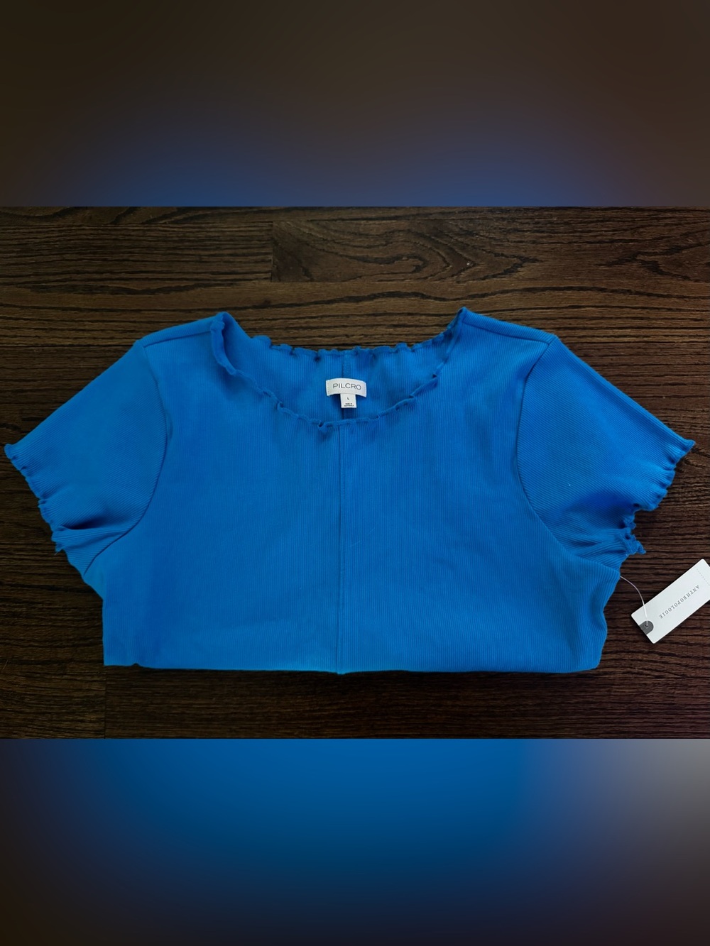 NWT Ribbed Anthro Tee! - Picture 2 of 4